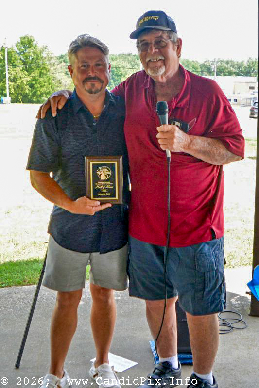 Jeremie Cole and Bill Warren at the 2026 Kentuckians of Michigan picnic - photo © Bill Warren