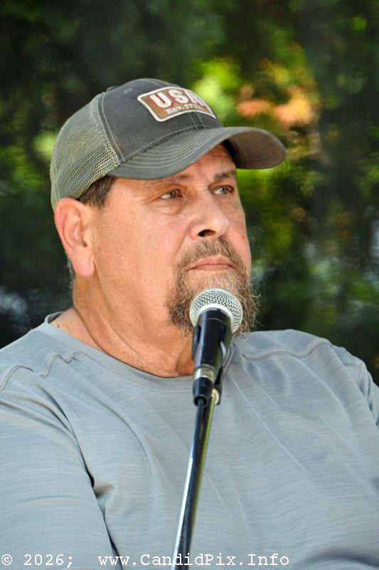 Tom Arbore with Band of Brothers at the 2026 Kentuckians of Michigan picnic - photo © Bill Warren