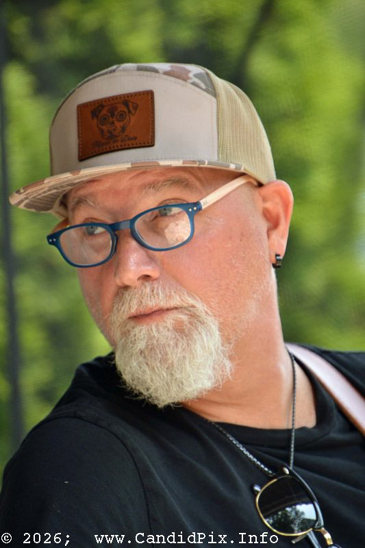Kelly Johnson with Toto Road at the 2026 Kentuckians of Michigan picnic - photo © Bill Warren
