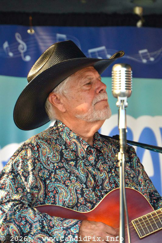 Randy Graham with Garrett Newton & the Lovesick Drifters at Cherokee 2026 - photo © Bill Warren