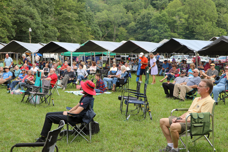 Early Saturday audience at the 2026 Nunn Brother Bluegrass Festival - photo © G. Nicholas Hancock