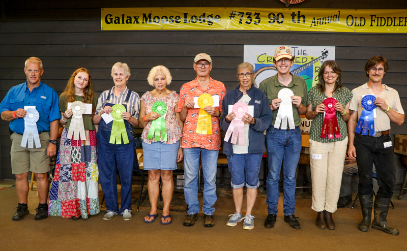 Flatfoot Dance competition winners at the 2026 Old Fiddlers’ Convention – photo © G Nicholas Hancock