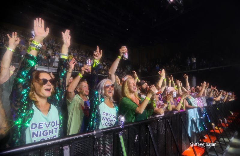 Fans digging Greensky Bluegrass at the Ionia Freak Fair - photo © Steve Baran