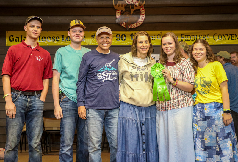 Headin' Home, 6th Place Bluegrass Band at the 2026 Old Fiddlers’ Convention – photo © G Nicholas Hancock