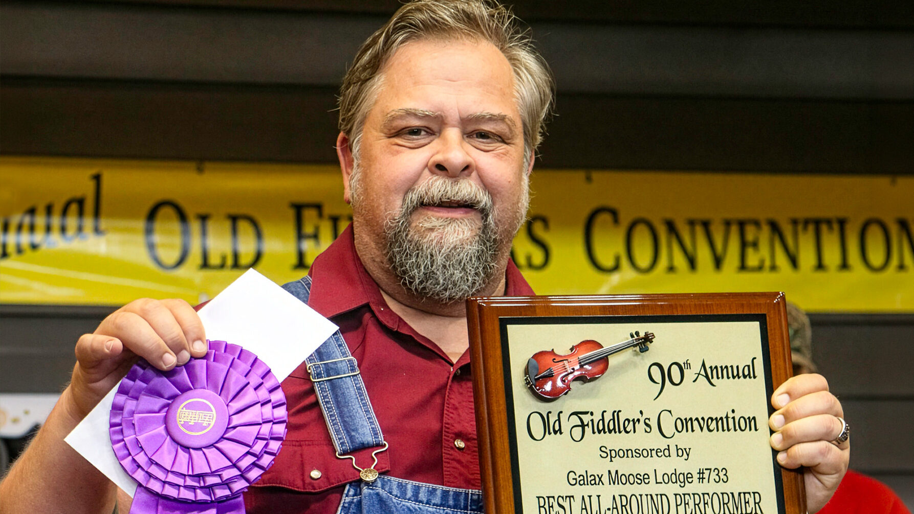 Billy Hurt, Jr., Best All-around Performer (Old-time Fiddle) at the 2026 Old Fiddlers’ Convention