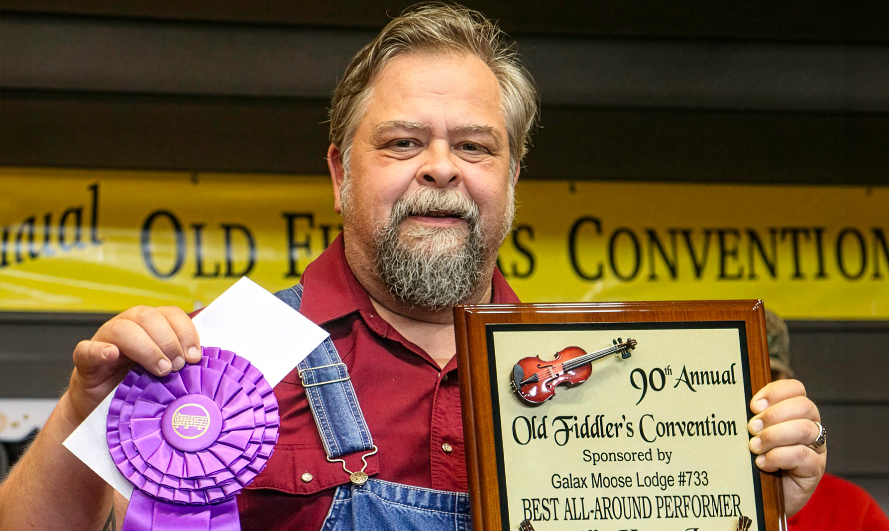 Billy Hurt, Jr., Best All-around Performer (Old-time Fiddle) at the 2026 Old Fiddlers’ Convention