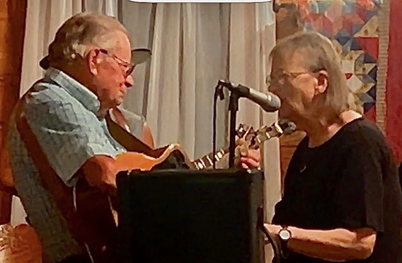 Junior and Joy Harris' 60th anniversary celebration at their monthly jam - photo by Sandy Hatley