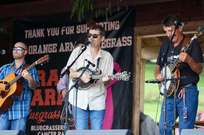 Chris Davis Band at the 2026 Orange Army Bluegrass Festival - photo © Laura Tate Photography