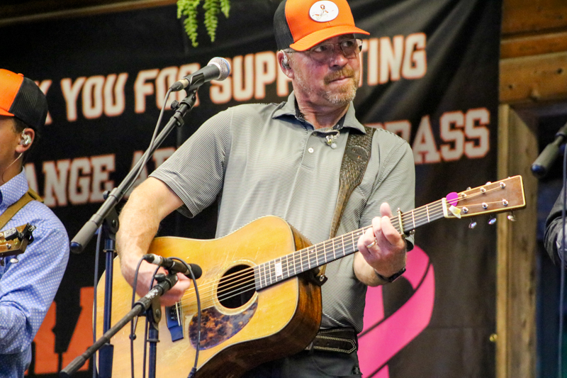 Brandon Rickman at the 2026 Orange Army Bluegrass Festival - photo © Laura Tate Photography