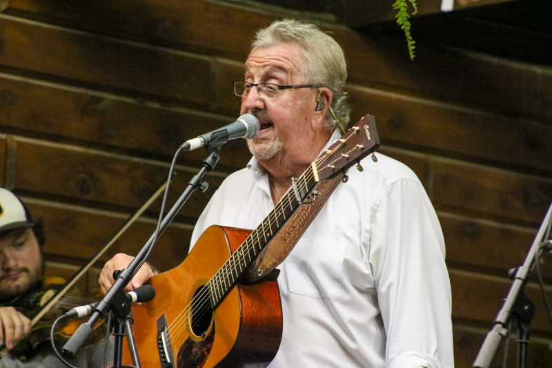 David Carroll with Hammertowne at the 2026 Orange Army Bluegrass Festival - photo © Laura Tate Photography