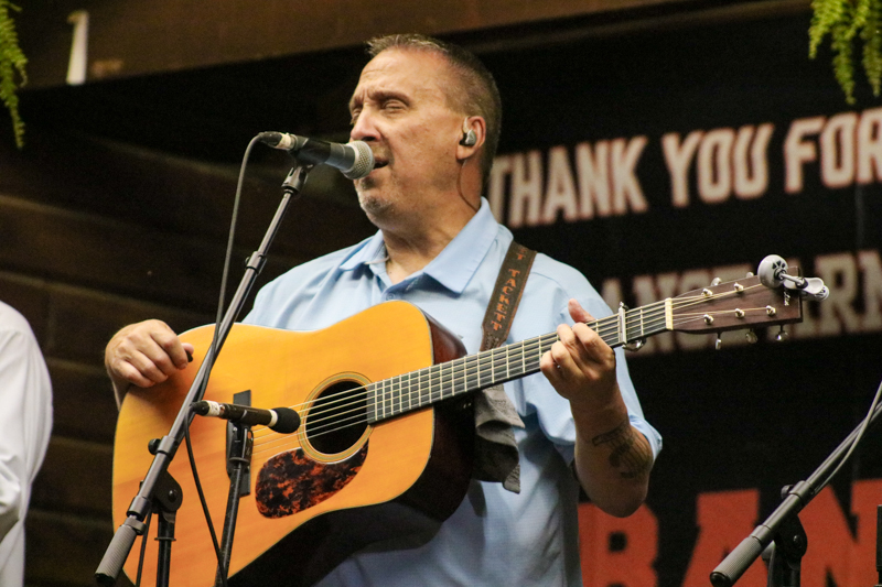 Scott Tackett with Hammertowne at the 2026 Orange Army Bluegrass Festival - photo © Laura Tate Photography