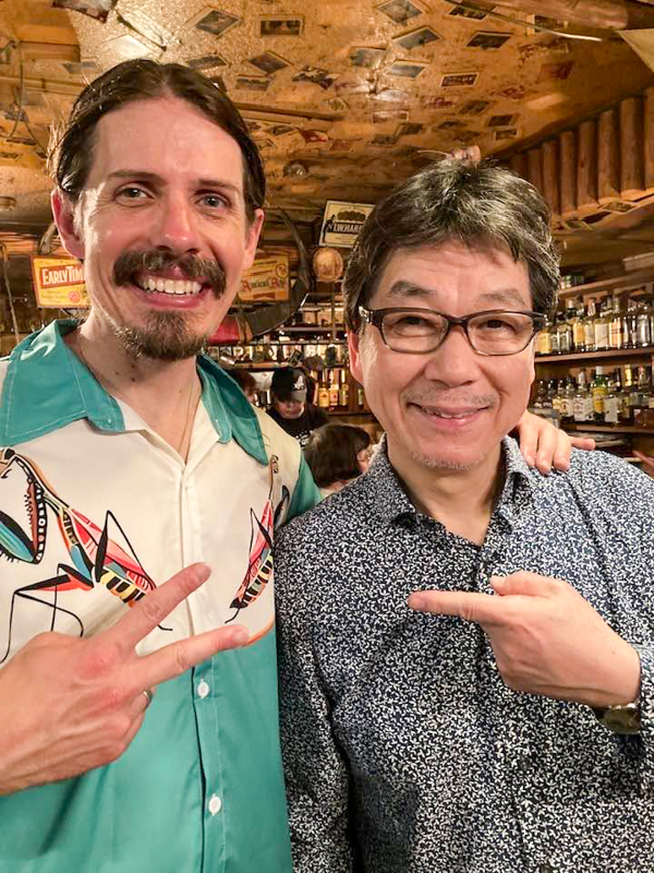 Christopher Henry and Yoshihiro Arita at Rocky Top in Tokyo (6/19/26) - photo courtesy of Kaz Inaba