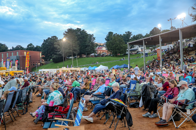 More Saturday evening audience at the 2026 Old Fiddlers’ Convention – photo © G. Nicholas Hancock
