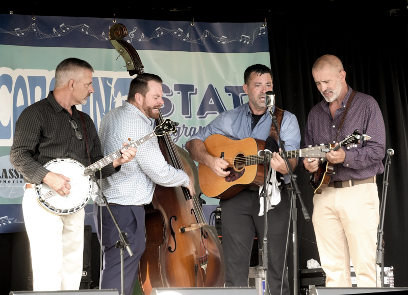 Catahoula Drive at the 2026 North Carolina State Bluegrass Festival in Cherokee - photo © Jeff Lahr