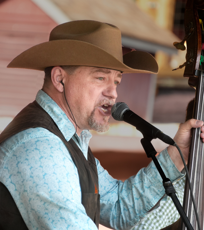 Edgar Loudermilk at the 2026 North Carolina State Bluegrass Festival in Cherokee - photo © Jeff Lahr