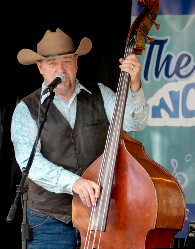 Edgar Loudermilk at the 2026 North Carolina State Bluegrass Festival in Cherokee - photo © Jeff Lahr