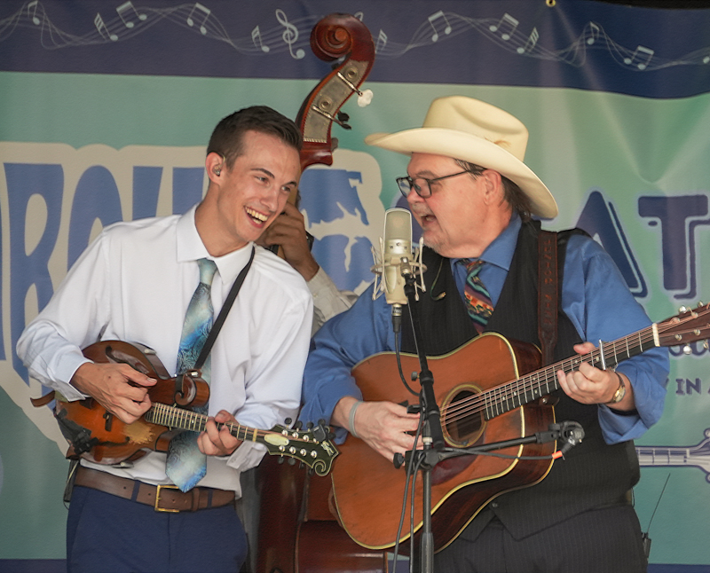 Junior Sisk & Ramblers Choice at the 2026 North Carolina State Bluegrass Festival in Cherokee - photo © Jeff Lahr