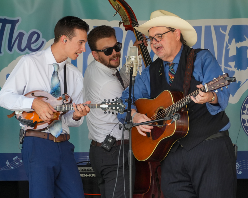 Junior Sisk & Ramblers Choice at the 2026 North Carolina State Bluegrass Festival in Cherokee - photo © Jeff Lahr