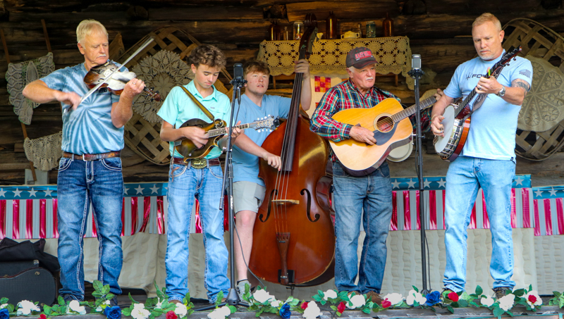 Nunn Brothers & Friends at the 2026 Nunn Brothers Bluegrass Music Festival - photo © G. Nicholas Hancock