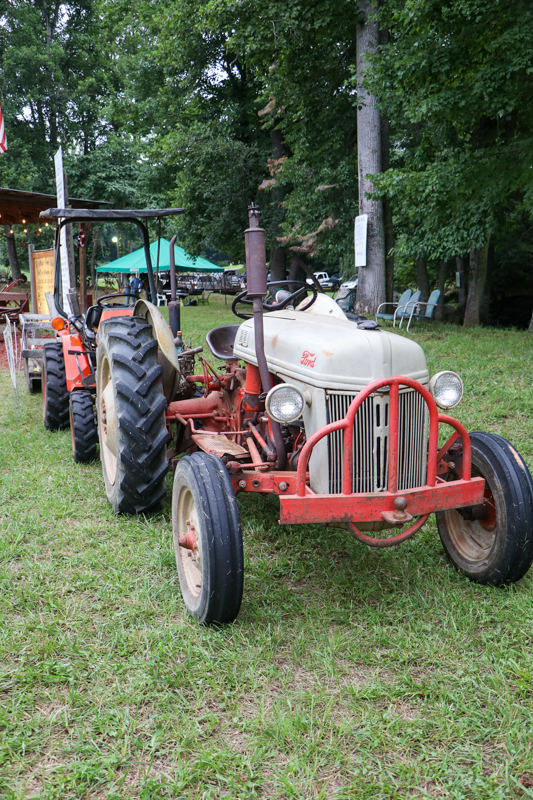 Old Ford tractor at the 2026 Nunn Brother Bluegrass Festival - photo © G. Nicholas Hancock