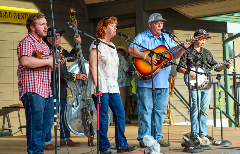 Paula Dellenback & Fox River at the 2026 Old Fiddlers’ Convention – photo © G. Nicholas Hancock