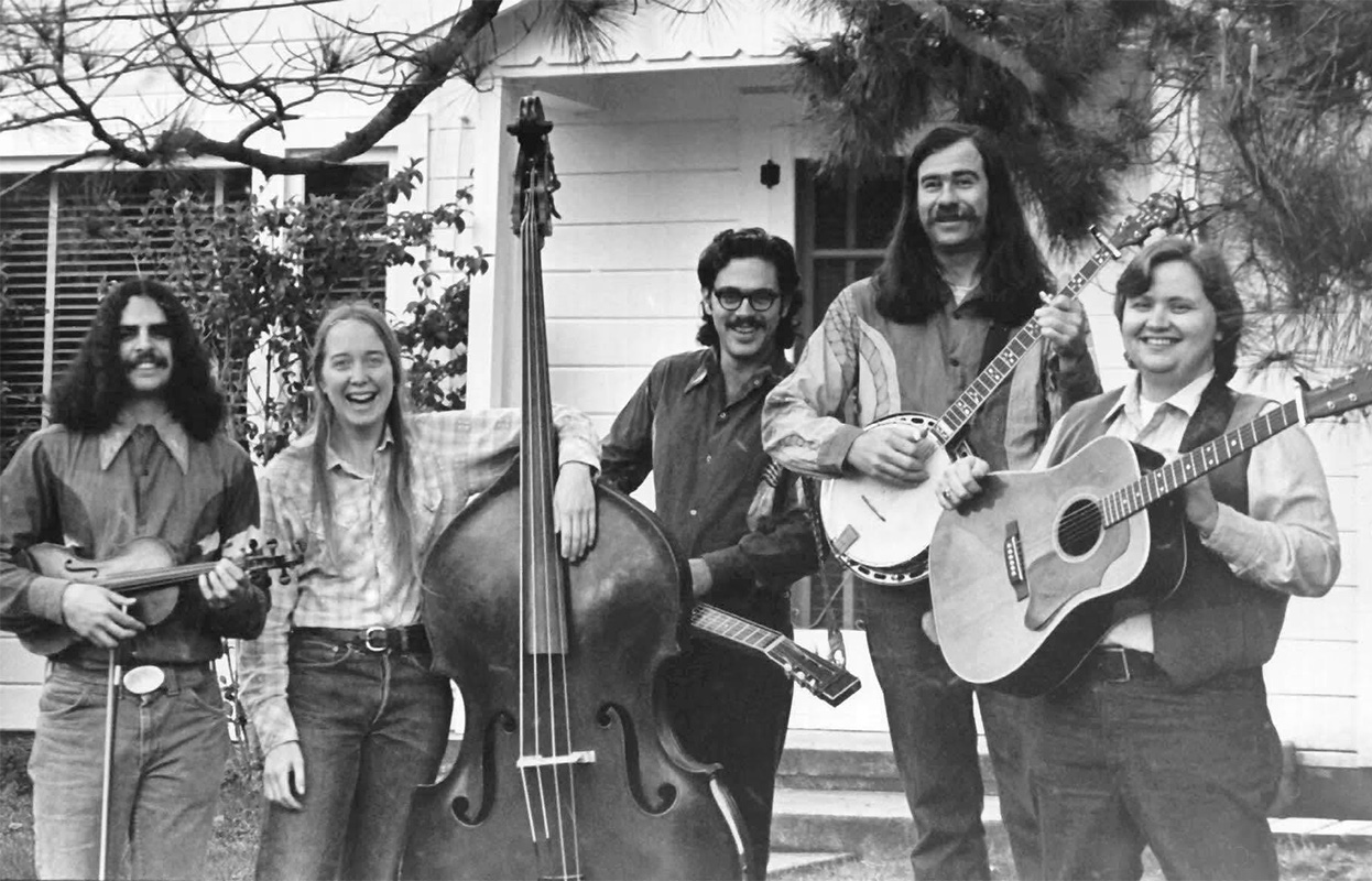 The Phantoms of the Opry (1973-74): Paul Shelasky, Laurie Lewis, Gene Tortora, Robbie Macdonald, and Pat Enright