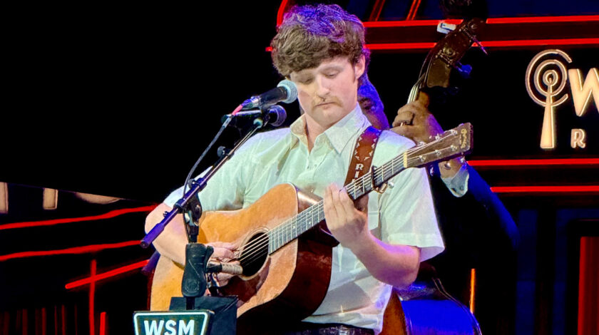 Riley Gibreath on the Opry with Rhonda Vincent