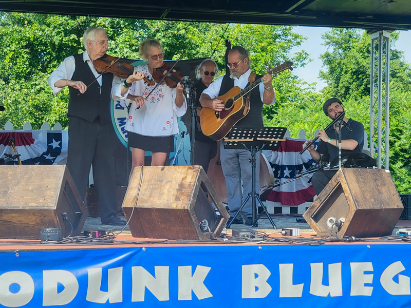 The Dale and Darcy Band at the 2026 Podunk Bluegrass Music Festival - photo © Dale Cahill