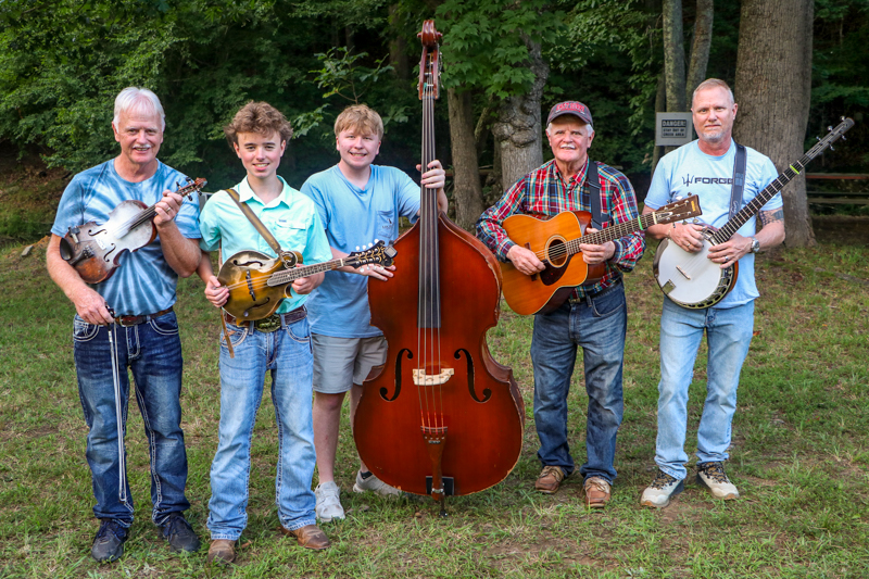 The Nunn Brothers & Friends at the 2026 Nunn Brother Bluegrass Festival - photo © G. Nicholas Hancock