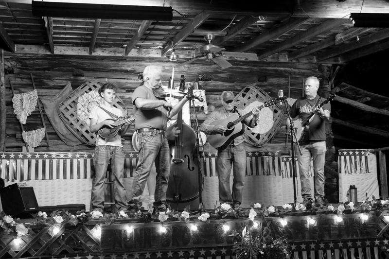 The Nunn Brothers & Friends at the 2026 Nunn Brother Bluegrass Festival - photo © G. Nicholas Hancock