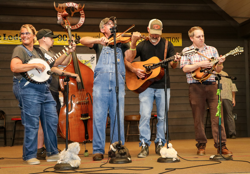 The Wildcats at the 2026 Old Fiddlers’ Convention – photo © G. Nicholas Hancock