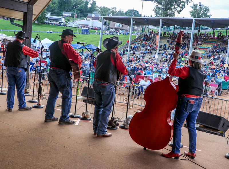 The Wilkes Record Players at the 2026 Old Fiddlers’ Convention – photo © G. Nicholas Hancock