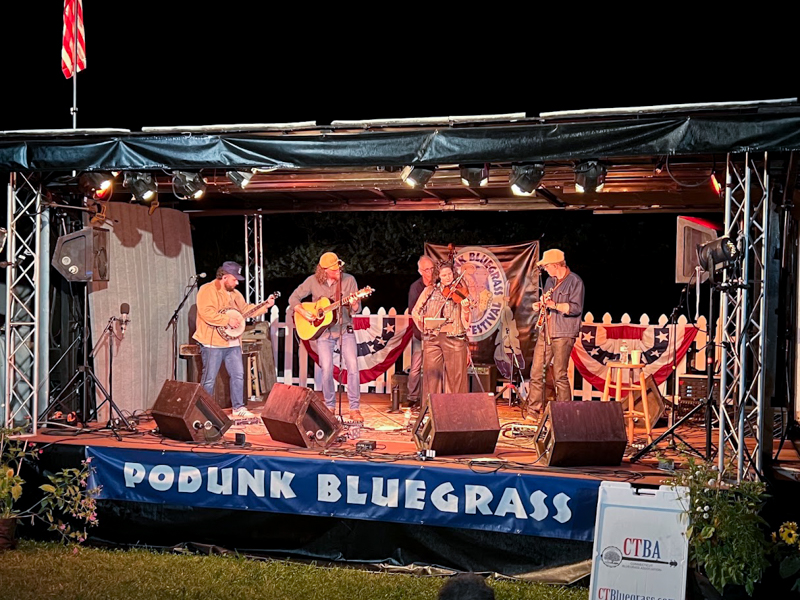Wood Box Heroes at the 2026 Podunk Bluegrass Music Festival - photo © Dale Cahill