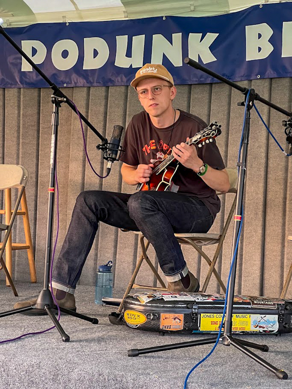 Mandolin workshop with Thomas Cassell at the 2026 Podunk Bluegrass Music Festival - photo © Dale Cahill