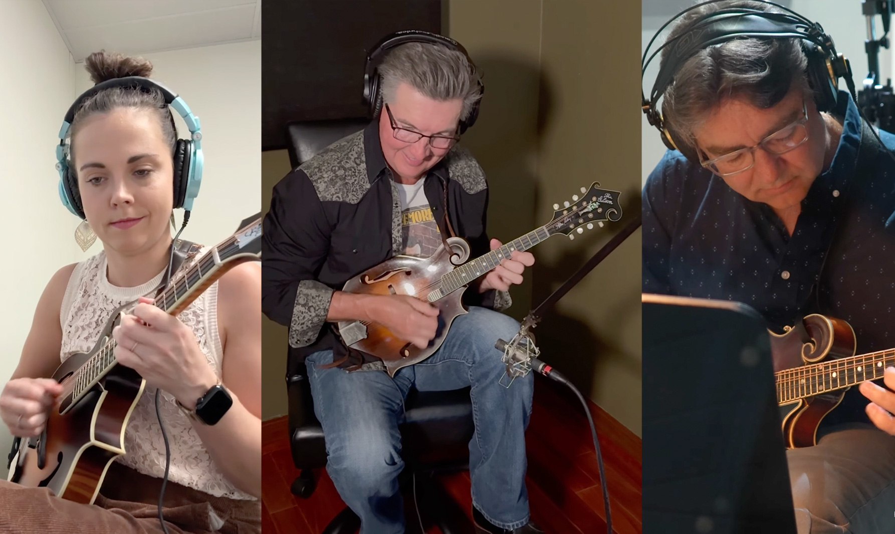 Alan Bibey video for Uncle Herschel with Sierra Hull and Ronnie McCoury