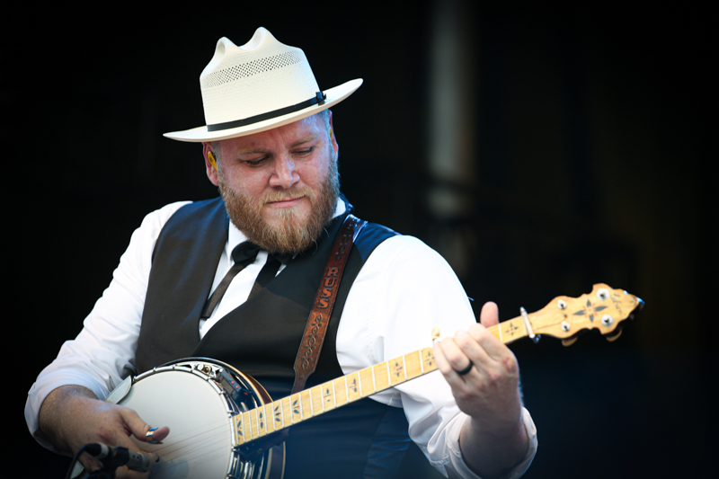 Russ Carson with The Earls of Leicester at the 2026 Earl Scruggs Music Festival - photo © Bryce LaFoon