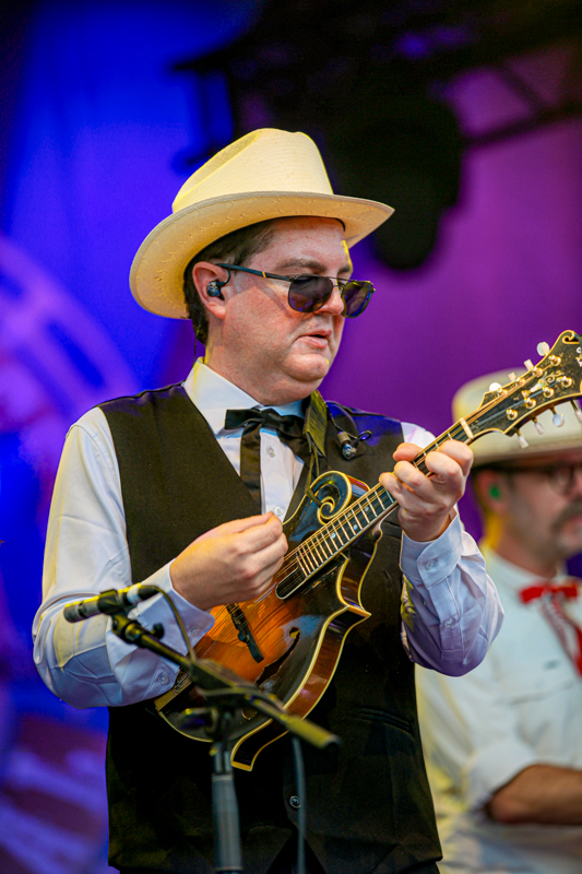 Ashby Frank with The Earls of Leicester at the 2026 Earl Scruggs Music Festival - photo © Bryce LaFoon