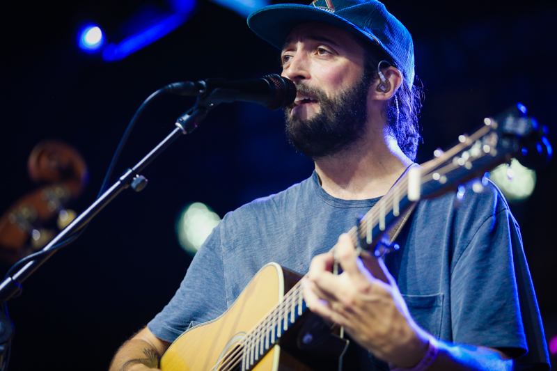 Erik Hill with Magoo at the 2026 Earl Scruggs Music Festival - photo © Bryce LaFoon