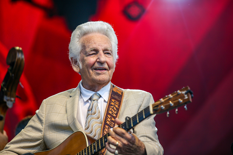 Del McCoury at the 2026 Earl Scruggs Music Festival - photo © Bryce LaFoon