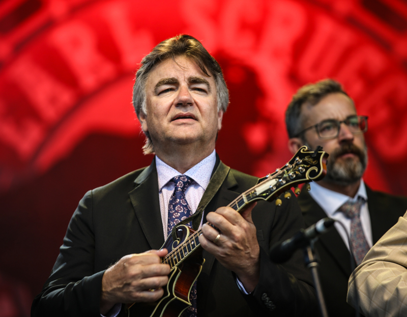 Ronnie McCoury with The Del McCoury Band at the 2026 Earl Scruggs Music Festival - photo © Bryce LaFoon