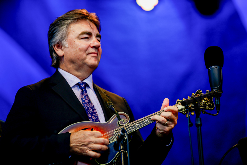 Ronnie McCoury with The Del McCoury Band at the 2026 Earl Scruggs Music Festival - photo © Bryce LaFoon