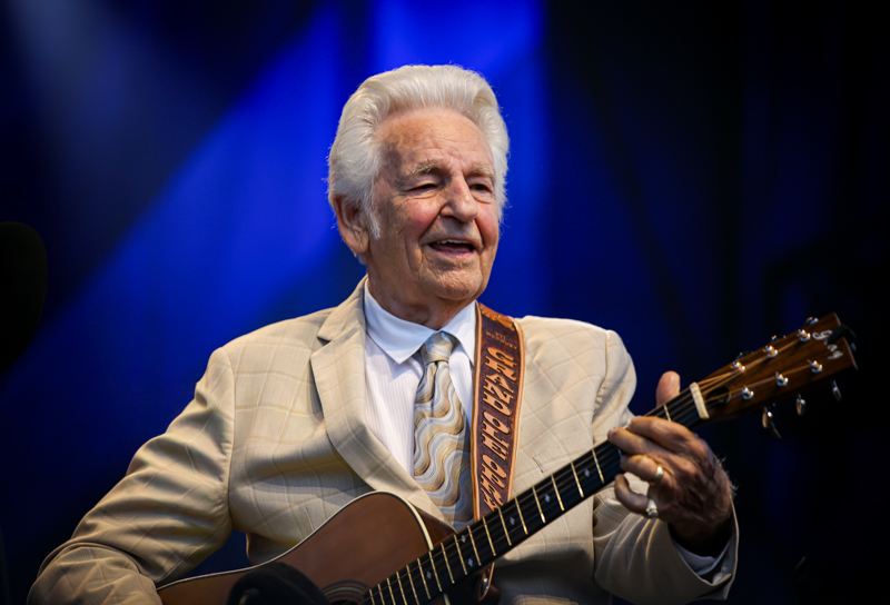 Del McCoury at the 2026 Earl Scruggs Music Festival - photo © Bryce LaFoon