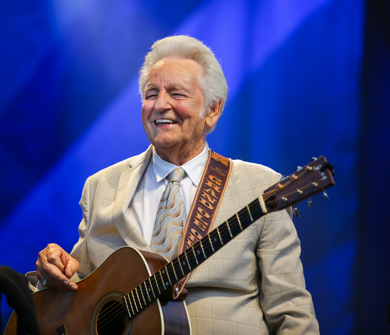 Del McCoury at the 2026 Earl Scruggs Music Festival - photo © Bryce LaFoon