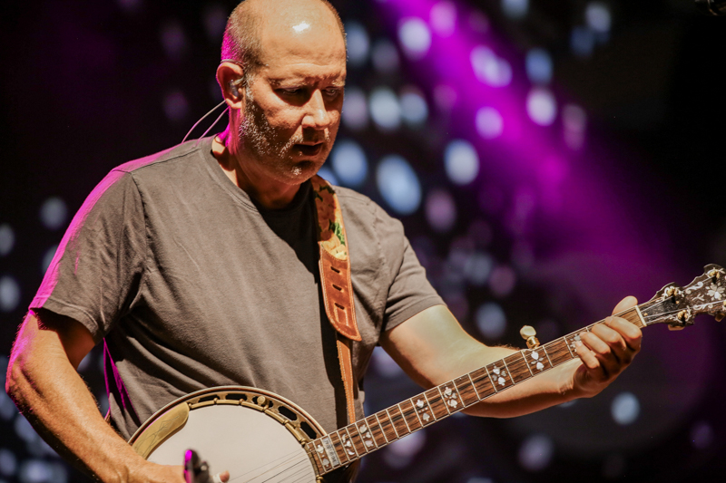 Michael Arlen Bont with Greensky Bluegrass at the 2026 Earl Scruggs Music Festival - photo © Bryce LaFoon