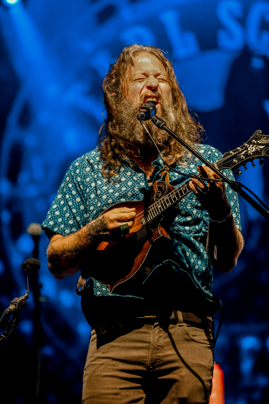 Paul Hoffman with Greensky Bluegrass at the 2026 Earl Scruggs Music Festival - photo © Bryce LaFoon