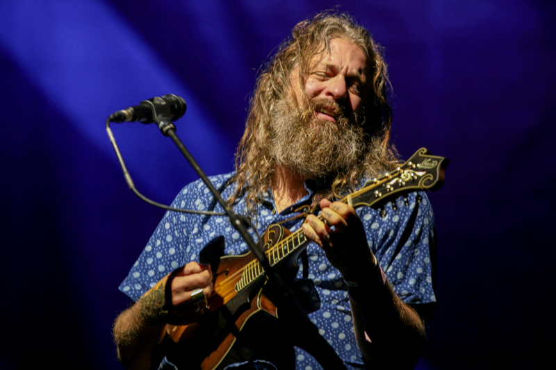 Paul Hoffman with Greensky Bluegrass at the 2026 Earl Scruggs Music Festival - photo © Bryce LaFoon