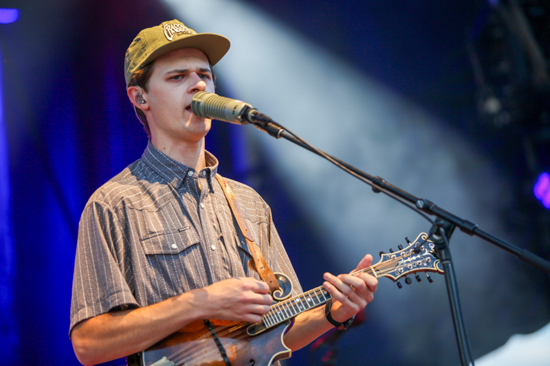 Drury Anderson with Mountain Grass Unit at the 2026 Earl Scruggs Music Festival - photo © Bryce LaFoon