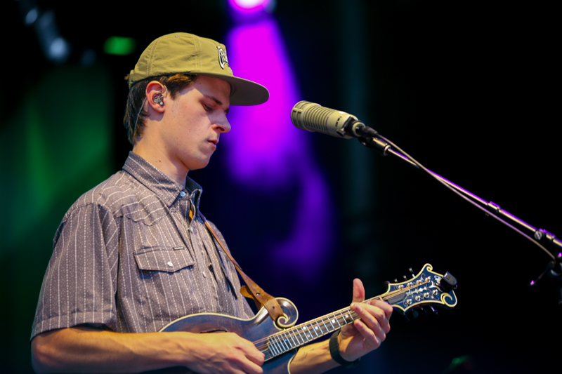 Drury Anderson with Mountain Grass Unit at the 2026 Earl Scruggs Music Festival - photo © Bryce LaFoon