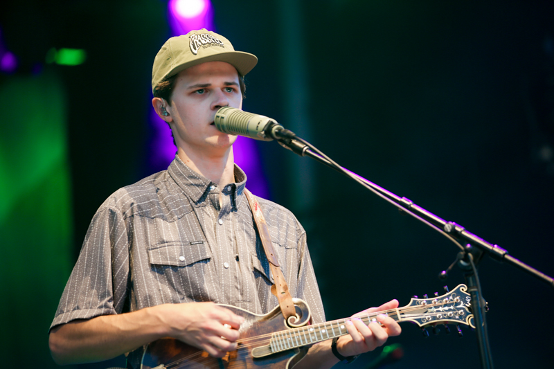 Drury Anderson with Mountain Grass Unit at the 2026 Earl Scruggs Music Festival - photo © Bryce LaFoon
