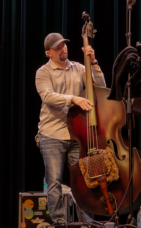 Kameron Keller with Lonesome River Band at Zoograss 2026 - photo © Laura Tate Photography